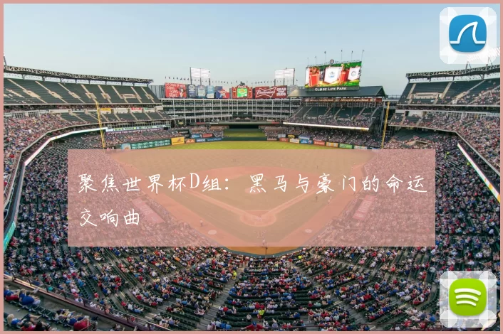 聚焦世界杯D组：黑马与豪门的命运交响曲