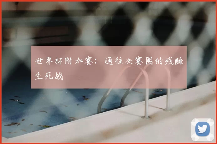 世界杯附加赛:通往决赛圈的残酷生死战